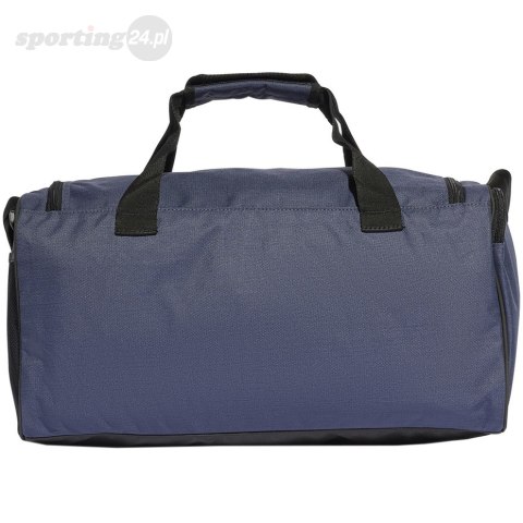 Torba adidas Essentials Linear Duffel Small granatowo-biała HR5353 Adidas Torba adidas Essentials Linear Duffel Small granatowo-biała HR5353 Adidas