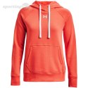 Bluza damska Under Armour Rival Fleece HB Hoodie pomarańczowa 1356317 877 Under Armour