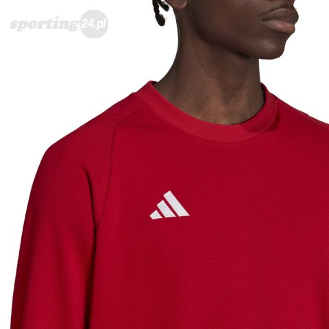 Bluza męska adidas Tiro 23 Competition Crew czerwona HI4709 Adidas teamwear Bluza męska adidas Tiro 23 Competition Crew czerwona HI4709 Adidas teamwear