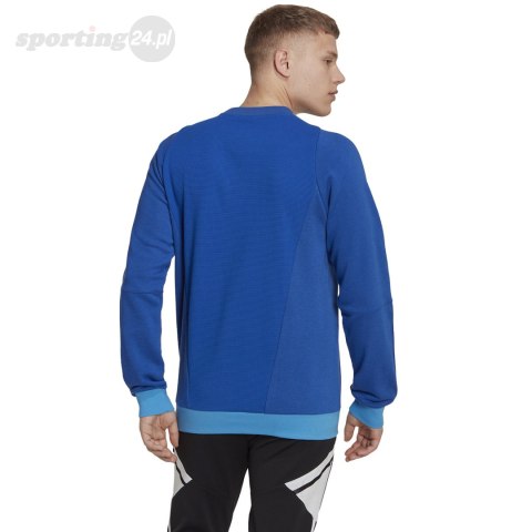 Bluza męska adidas Tiro 23 Competition Crew niebieska HU1325 Adidas teamwear Bluza męska adidas Tiro 23 Competition Crew niebieska HU1325 Adidas teamwear