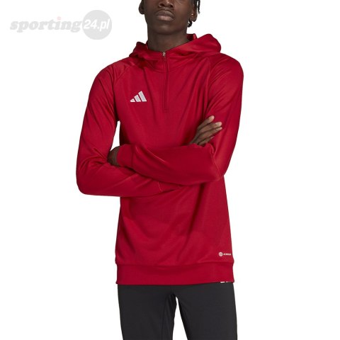 Bluza męska adidas Tiro 23 Competition Hoodie czerwona HK8055 Adidas teamwear Bluza męska adidas Tiro 23 Competition Hoodie czerwona HK8055 Adidas teamwear