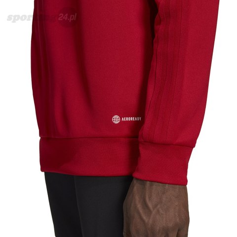 Bluza męska adidas Tiro 23 Competition Hoodie czerwona HK8055 Adidas teamwear Bluza męska adidas Tiro 23 Competition Hoodie czerwona HK8055 Adidas teamwear