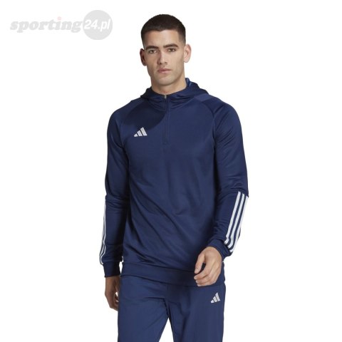 Bluza męska adidas Tiro 23 Competition Hoodie granatowa HK8056 Adidas teamwear Bluza męska adidas Tiro 23 Competition Hoodie granatowa HK8056 Adidas teamwear