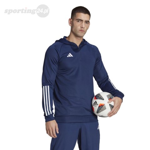 Bluza męska adidas Tiro 23 Competition Hoodie granatowa HK8056 Adidas teamwear Bluza męska adidas Tiro 23 Competition Hoodie granatowa HK8056 Adidas teamwear
