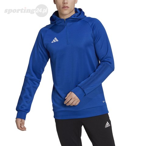 Bluza męska adidas Tiro 23 Competition Hoodie niebieska HU1349 Adidas teamwear Bluza męska adidas Tiro 23 Competition Hoodie niebieska HU1349 Adidas teamwear
