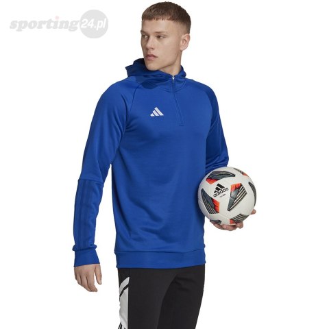 Bluza męska adidas Tiro 23 Competition Hoodie niebieska HU1349 Adidas teamwear Bluza męska adidas Tiro 23 Competition Hoodie niebieska HU1349 Adidas teamwear