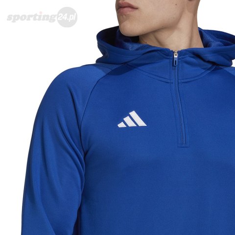 Bluza męska adidas Tiro 23 Competition Hoodie niebieska HU1349 Adidas teamwear Bluza męska adidas Tiro 23 Competition Hoodie niebieska HU1349 Adidas teamwear