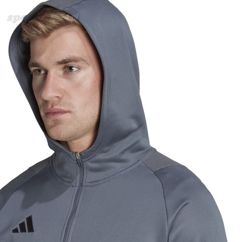 Bluza męska adidas Tiro 23 Competition Hoodie szara HU1347 Adidas teamwear Bluza męska adidas Tiro 23 Competition Hoodie szara HU1347 Adidas teamwear
