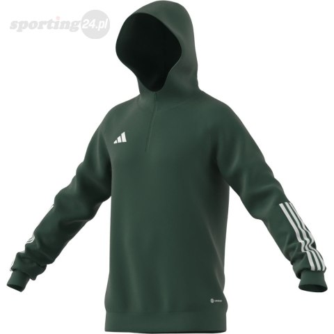 Bluza męska adidas Tiro 23 Competition Hoodie zielona HU1348 Adidas teamwear Bluza męska adidas Tiro 23 Competition Hoodie zielona HU1348 Adidas teamwear