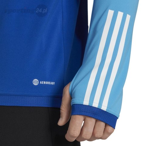 Bluza męska adidas Tiro 23 Competition Training Top niebieska HU1309 Adidas teamwear Bluza męska adidas Tiro 23 Competition Training Top niebieska HU1309 Adidas teamwear