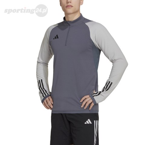 Bluza męska adidas Tiro 23 Competition Training Top szara HU1316 Adidas teamwear Bluza męska adidas Tiro 23 Competition Training Top szara HU1316 Adidas teamwear