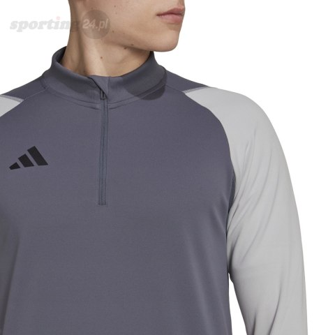 Bluza męska adidas Tiro 23 Competition Training Top szara HU1316 Adidas teamwear Bluza męska adidas Tiro 23 Competition Training Top szara HU1316 Adidas teamwear