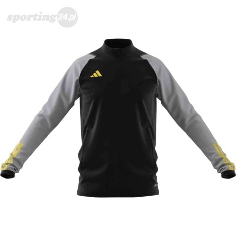 Bluza męska adidas Tiro 23 Competition Training czarno-szara HU1306 Adidas teamwear Bluza męska adidas Tiro 23 Competition Training czarno-szara HU1306 Adidas teamwear
