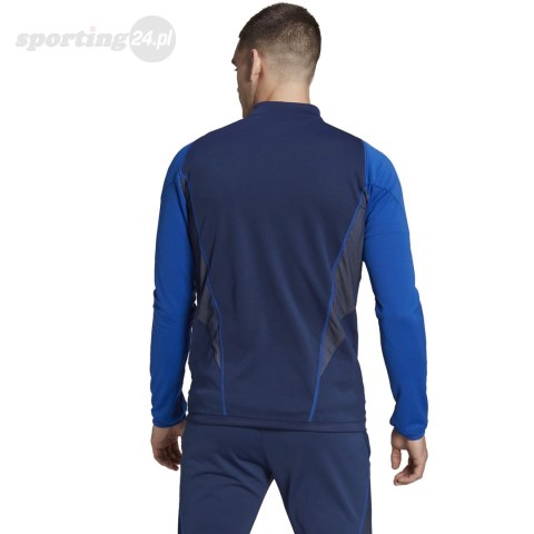 Bluza męska adidas Tiro 23 Competition Training granatowo-niebieska HK7649 Adidas teamwear Bluza męska adidas Tiro 23 Competition Training granatowo-niebieska HK7649 Adidas teamwear