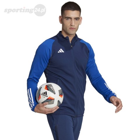 Bluza męska adidas Tiro 23 Competition Training granatowo-niebieska HK7649 Adidas teamwear Bluza męska adidas Tiro 23 Competition Training granatowo-niebieska HK7649 Adidas teamwear
