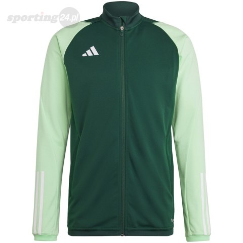 Bluza męska adidas Tiro 23 Competition Training zielona HU1303 Adidas teamwear Bluza męska adidas Tiro 23 Competition Training zielona HU1303 Adidas teamwear