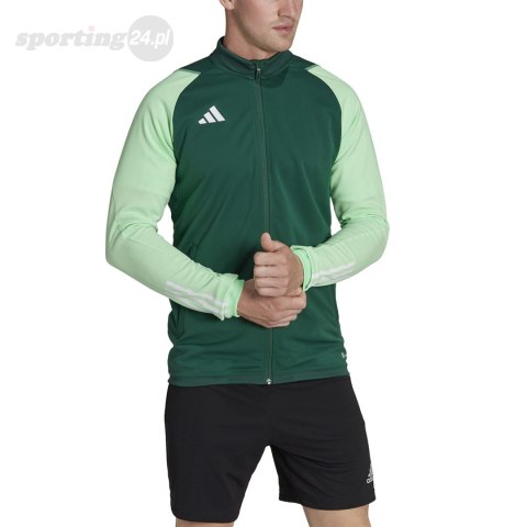 Bluza męska adidas Tiro 23 Competition Training zielona HU1303 Adidas teamwear Bluza męska adidas Tiro 23 Competition Training zielona HU1303 Adidas teamwear
