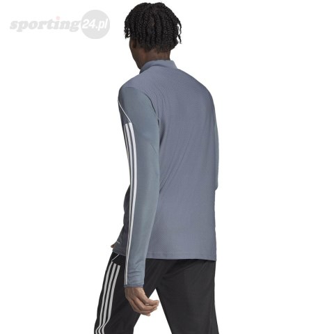 Bluza męska adidas Tiro 23 League Training Top szara HS0329 Adidas teamwear Bluza męska adidas Tiro 23 League Training Top szara HS0329 Adidas teamwear