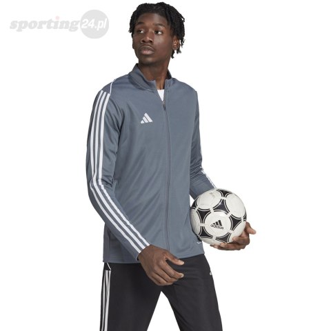 Bluza męska adidas Tiro 23 League Training Track Top szara HS3504 Adidas teamwear Bluza męska adidas Tiro 23 League Training Track Top szara HS3504 Adidas teamwear