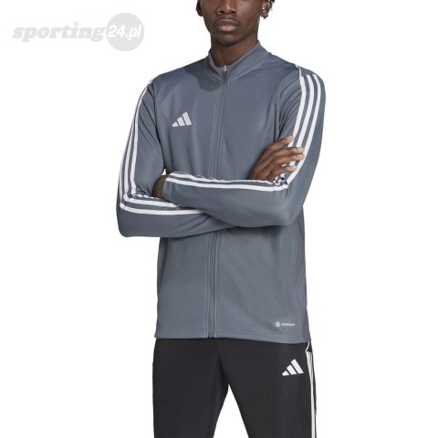 Bluza męska adidas Tiro 23 League Training Track Top szara HS3504 Adidas teamwear Bluza męska adidas Tiro 23 League Training Track Top szara HS3504 Adidas teamwear