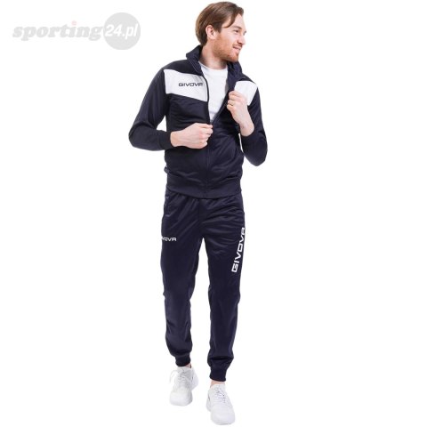 Dres Givova Tuta Visa Triacetato granatowo-biały TR018 0403 Givova Dres Givova Tuta Visa Triacetato granatowo-biały TR018 0403 Givova