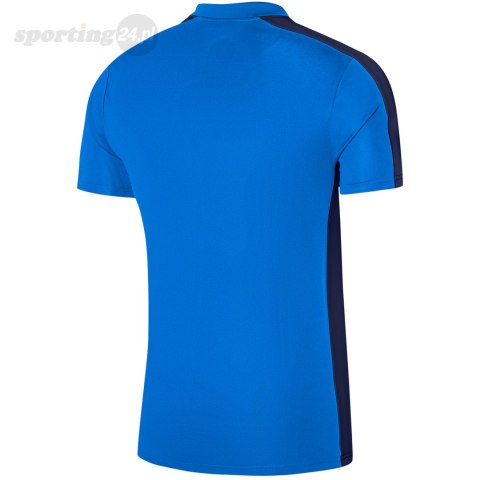 Koszulka męska Nike DF Academy 23 SS Polo niebieska DR1346 463 Nike Team Koszulka męska Nike DF Academy 23 SS Polo niebieska DR1346 463 Nike Team