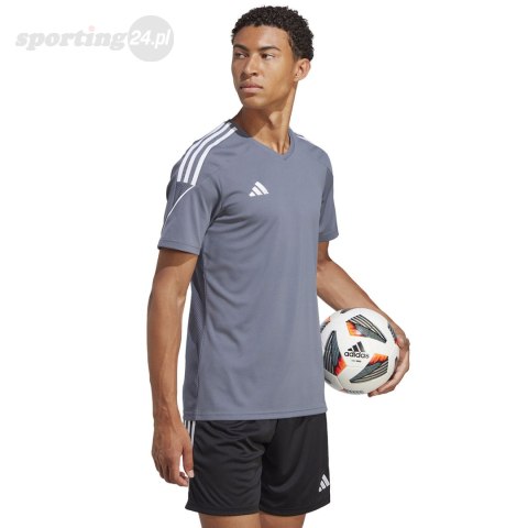 Koszulka męska adidas Tiro 23 League Jersey szara IC7478 Adidas teamwear Koszulka męska adidas Tiro 23 League Jersey szara IC7478 Adidas teamwear