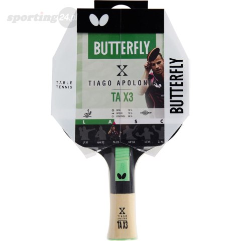Rakietka do ping ponga Butterfly Tiago Apolonia TAX3 Butterfly Rakietka do ping ponga Butterfly Tiago Apolonia TAX3 Butterfly