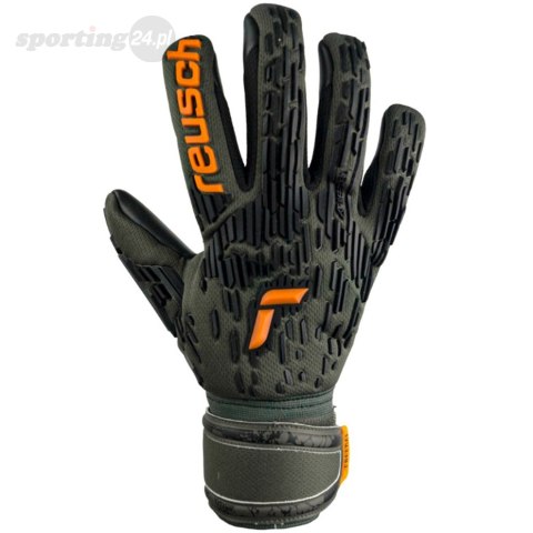Rękawice bramkarskie Reusch Attrakt Freegel Silver zielone 5370035 5555 Reusch Rękawice bramkarskie Reusch Attrakt Freegel Silver zielone 5370035 5555 Reusch