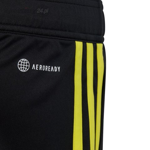 Spodenki dla dzieci adidas Tiro 23 Club Training czarno-żółte IC1593 Adidas Spodenki dla dzieci adidas Tiro 23 Club Training czarno-żółte IC1593 Adidas
