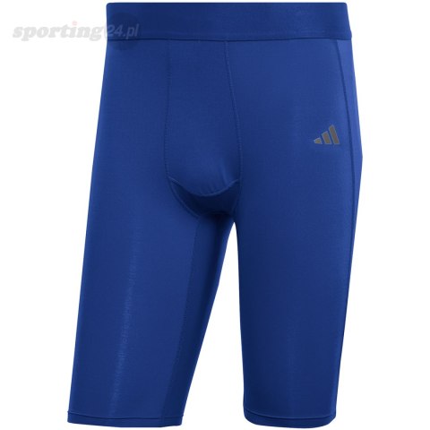 Spodenki męskie adidas Techfit Aeroready Short Tights niebieskie HP0613 Adidas teamwear Spodenki męskie adidas Techfit Aeroready Short Tights niebieskie HP0613 Adidas teamwear