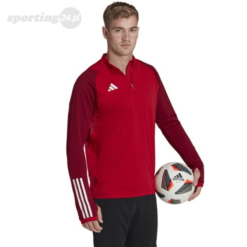 Bluza męska adidas Tiro 23 Competition Training Top czerwona HI3050 Adidas teamwear Bluza męska adidas Tiro 23 Competition Training Top czerwona HI3050 Adidas teamwear
