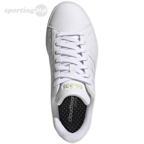 Buty damskie adidas Grand Court Cloudfoam Lifestyle Court Comfort białe GW9213 Adidas Buty damskie adidas Grand Court Cloudfoam Lifestyle Court Comfort białe GW9213 Adidas