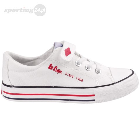 Buty dla dzieci Lee Cooper białe LCW-22-44-0804K Lee Cooper