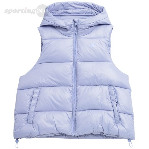 Kamizelka damska puchowa 4F F092 jasny fiolet 4FSS23TDJAF092 52S 4F Kamizelka damska puchowa 4F F092 jasny fiolet 4FSS23TDJAF092 52S 4F