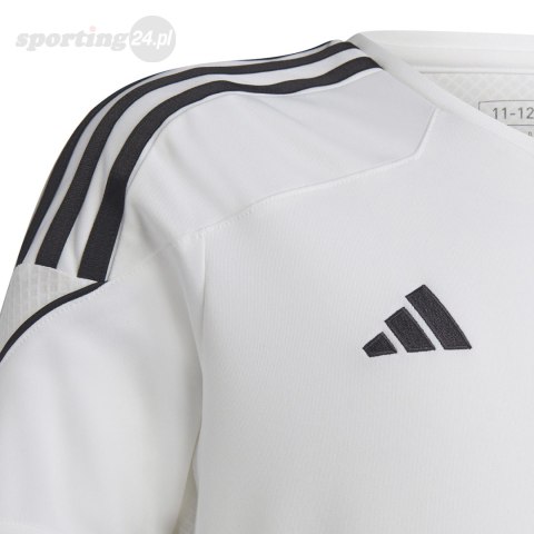 Koszulka dla dzieci adidas Tiro 23 League Jersey biała HR4620 Adidas teamwear Koszulka dla dzieci adidas Tiro 23 League Jersey biała HR4620 Adidas teamwear
