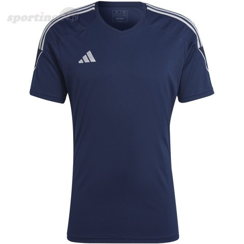 Koszulka męska adidas Tiro 23 League Jersey granatowa HR4608 Adidas teamwear Koszulka męska adidas Tiro 23 League Jersey granatowa HR4608 Adidas teamwear