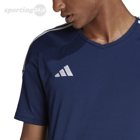 Koszulka męska adidas Tiro 23 League Jersey granatowa HR4608 Adidas teamwear Koszulka męska adidas Tiro 23 League Jersey granatowa HR4608 Adidas teamwear