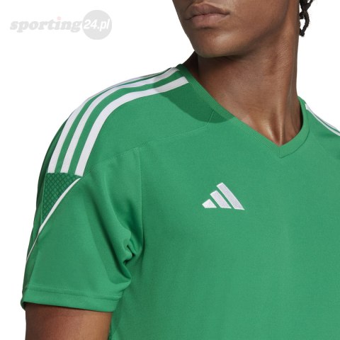Koszulka męska adidas Tiro 23 League Jersey zielona IC7477 Adidas teamwear Koszulka męska adidas Tiro 23 League Jersey zielona IC7477 Adidas teamwear