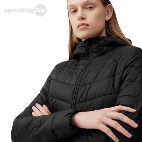 Kurtka damska puchowa 4F F095 głęboka czerń 4FSS23TDJAF095 20S 4F Kurtka damska puchowa 4F F095 głęboka czerń 4FSS23TDJAF095 20S 4F
