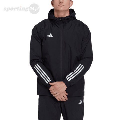 Kurtka męska adidas Tiro 23 Competition All-Weather czarna HK7656 Adidas teamwear Kurtka męska adidas Tiro 23 Competition All-Weather czarna HK7656 Adidas teamwear