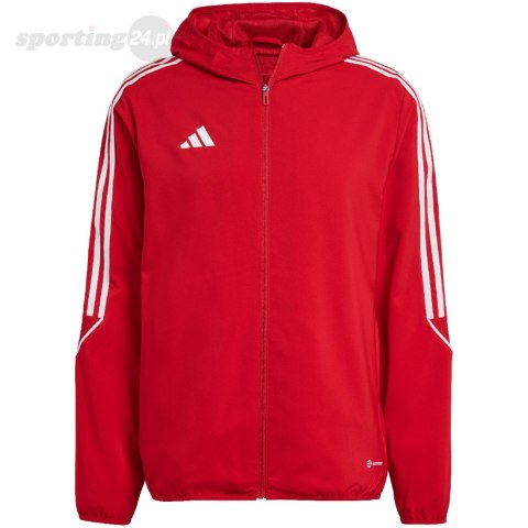 Kurtka męska adidas Tiro 23 League Windbreaker czerwona IA1618 Adidas teamwear Kurtka męska adidas Tiro 23 League Windbreaker czerwona IA1618 Adidas teamwear