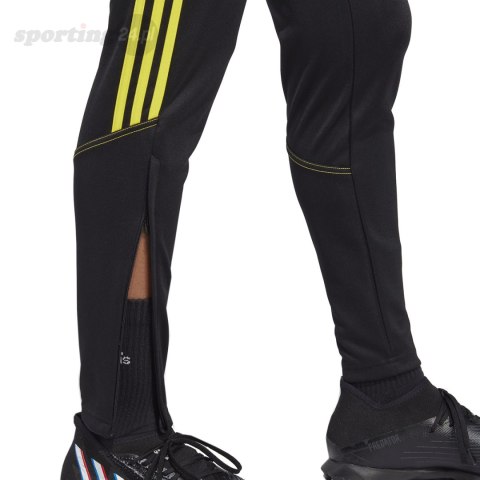Spodnie damskie adidas Tiro 23 Club Training czarno-żółte IC1602 Adidas Spodnie damskie adidas Tiro 23 Club Training czarno-żółte IC1602 Adidas