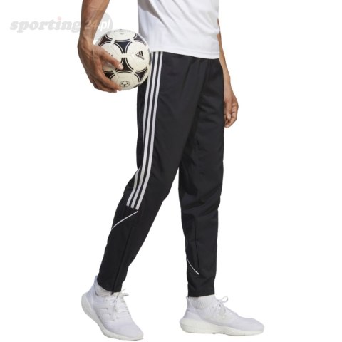 Spodnie męskie adidas Tiro 23 League Woven czarne IB5012 Adidas teamwear Spodnie męskie adidas Tiro 23 League Woven czarne IB5012 Adidas teamwear