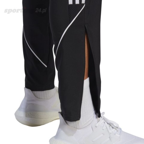 Spodnie męskie adidas Tiro 23 League Woven czarne IB5012 Adidas teamwear Spodnie męskie adidas Tiro 23 League Woven czarne IB5012 Adidas teamwear
