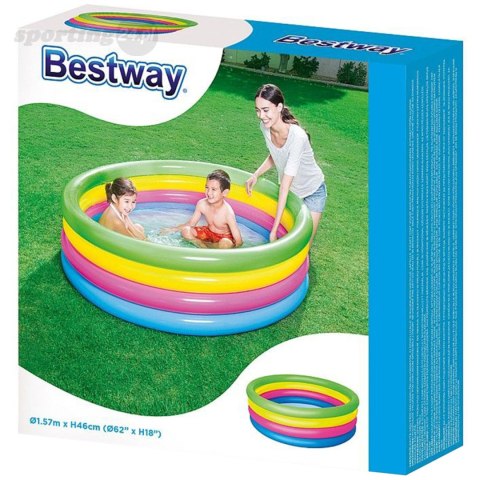 Basen dmuchany Bestway 4 Ringi 157x46 cm 3422 51117 Bestway Basen dmuchany Bestway 4 Ringi 157x46 cm 3422 51117 Bestway