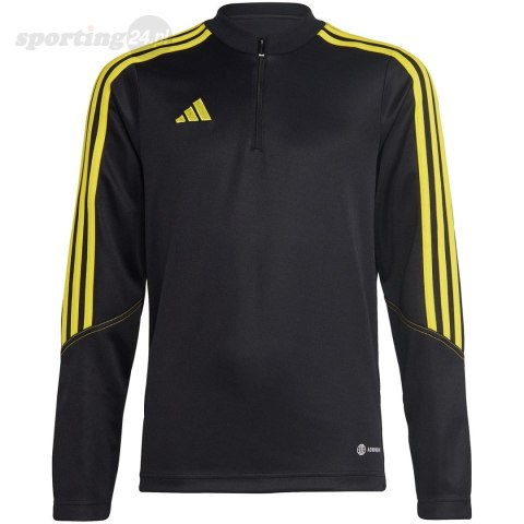Bluza dla dzieci adidas Tiro 23 Club Training Top czarno-żółta IC1581 Adidas Bluza dla dzieci adidas Tiro 23 Club Training Top czarno-żółta IC1581 Adidas