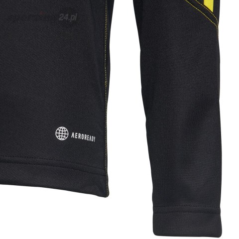 Bluza dla dzieci adidas Tiro 23 Club Training Top czarno-żółta IC1581 Adidas Bluza dla dzieci adidas Tiro 23 Club Training Top czarno-żółta IC1581 Adidas