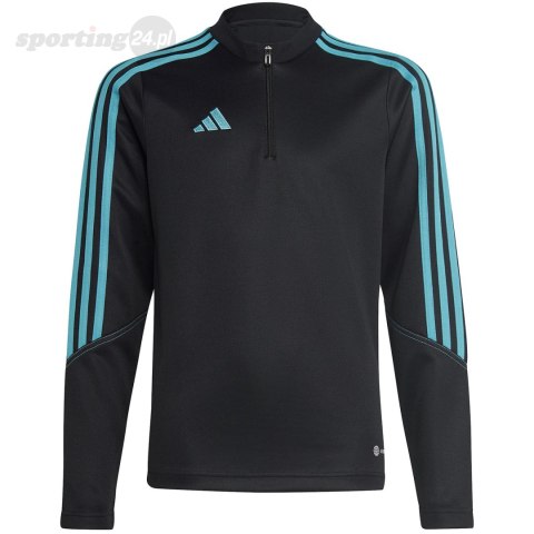 Bluza dla dzieci adidas Tiro 23 Club Training Top szaro-niebieska IC1582 Adidas Bluza dla dzieci adidas Tiro 23 Club Training Top szaro-niebieska IC1582 Adidas