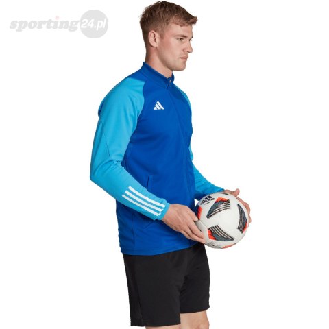 Bluza męska adidas Tiro 23 Competition Training niebieska HU1305 Adidas teamwear Bluza męska adidas Tiro 23 Competition Training niebieska HU1305 Adidas teamwear